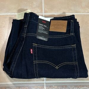 NWT HP Levi's Dark Blue Relaxed Jeans